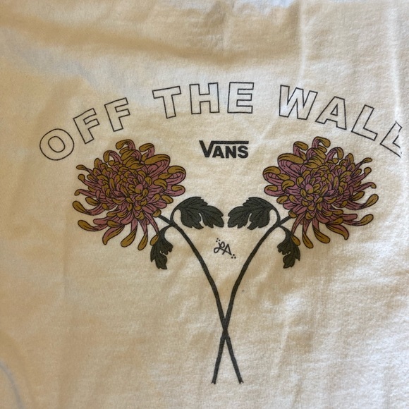 Vans Off the Wall womens long sleeve tee sz XS - Picture 4 of 9